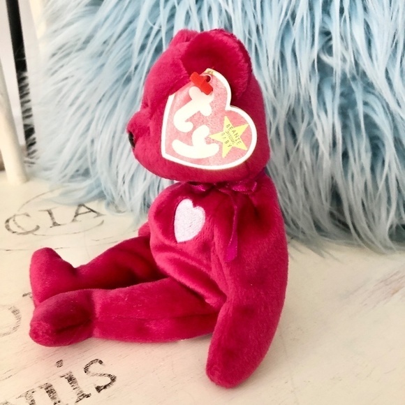 TY Beanie Baby, Valentina,‎ Valentines, Bear, Vintage, 1999, Nice Condition - Picture 2 of 12